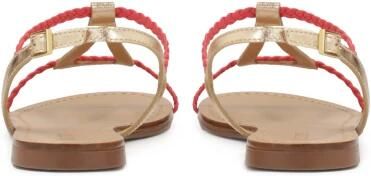 Kazar Citrine Flat Leren Sandalen