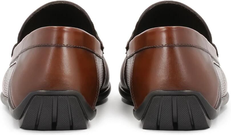 Kazar Comfortabele mocassins met metalen decoratie