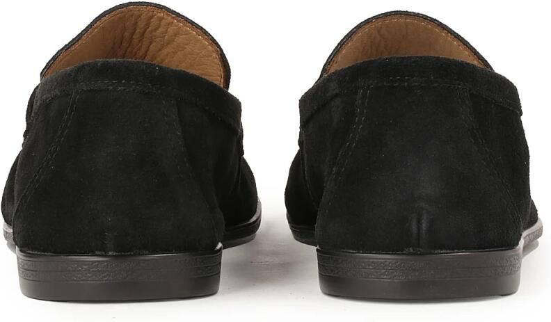 Kazar Comfortabele zwarte suède loafers