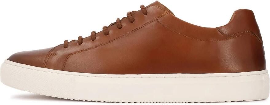 Kazar Leather sole men's sneakers with simple bright sole - Foto 5