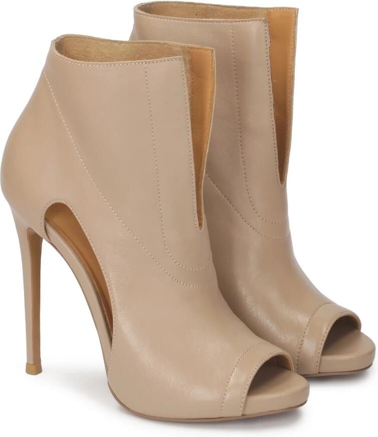 Kazar Bottes beige à bouts pointus pour femmes