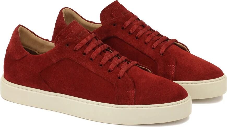 Kazar Rode sneakers met klassieke vetersluiting Red Heren - Foto 5
