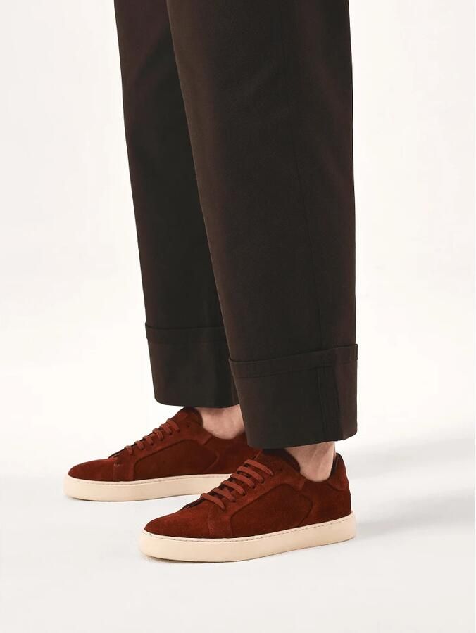 Kazar Rode sneakers met klassieke vetersluiting Red Heren - Foto 2