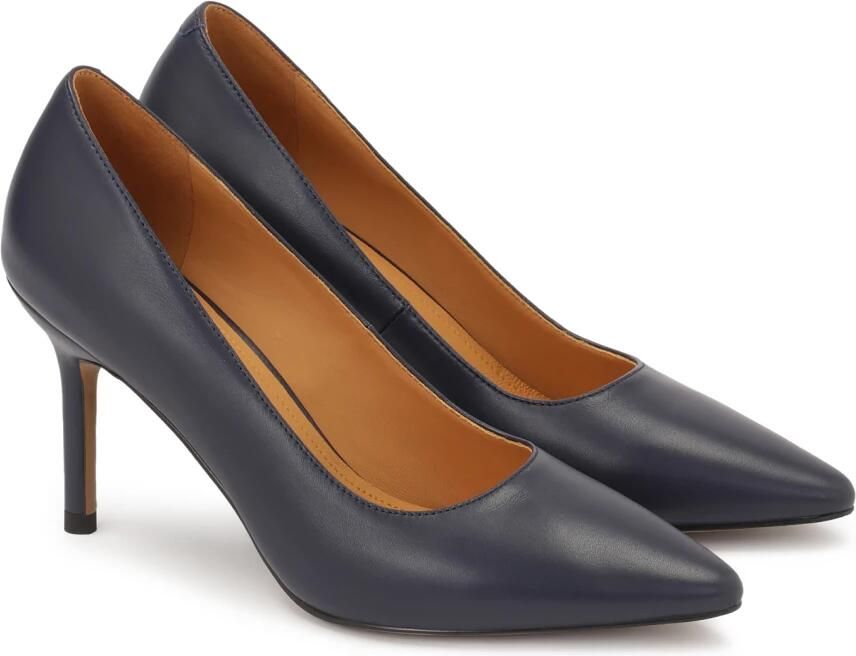 Kazar Navy blue smooth leather pumps - Foto 2