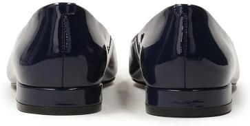 Kazar Donkerblauwe platte pumps met grote versiering - Foto 3