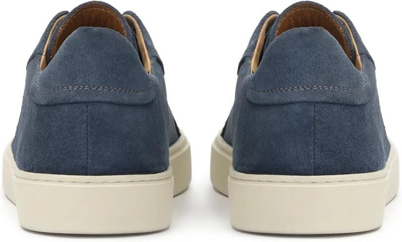 Kazar Donkerblauwe sneakers op een witte zool