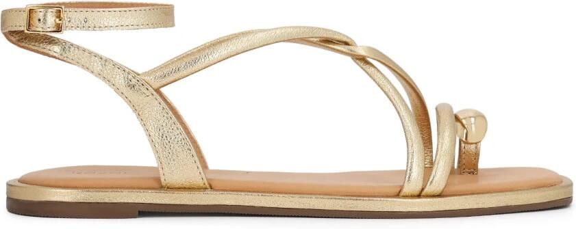 Kazar Sandalen met riem goud