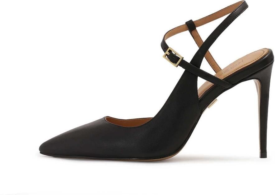 Kazar Elegante zwarte pumps met uitgesneden bovendeel.Dit product valt groot uit. - Foto 2