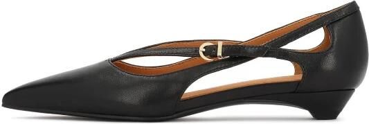 Kazar Black leather pumps with straps - Foto 2