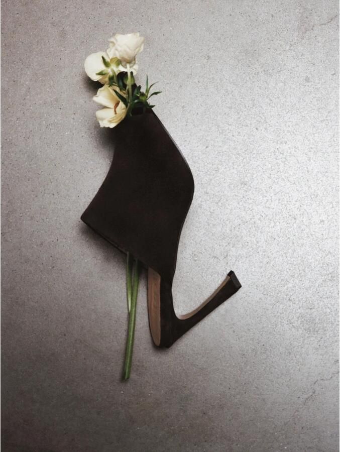 Kazar Brown suede mules with a stiletto heel from the EDITIONS collection - Foto 5