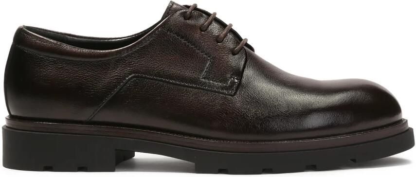 Kazar Bruine open teen halfschoenen