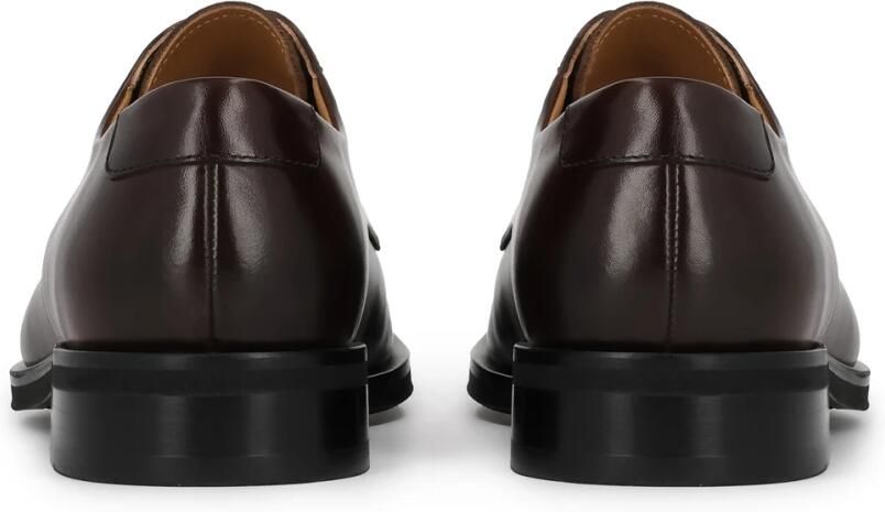 Kazar Brown leather derby with subtle openwork brogue - Foto 6