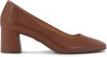 Kazar Klassieke bruine pumps met vierkante neus Brown Dames - Bruin