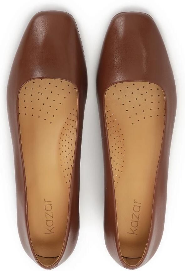 Kazar Klassieke bruine pumps met vierkante neus Brown Dames - Foto 4