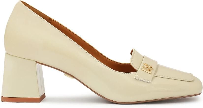 Kazar Gelakte pumps met vierkante tenen