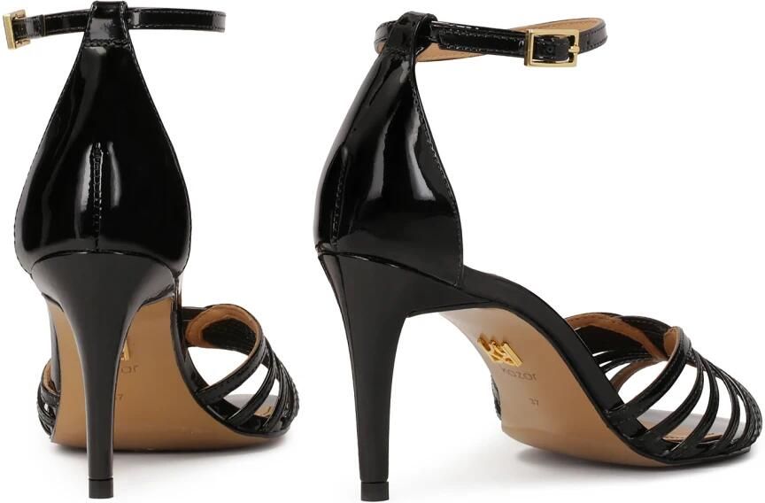 Kazar Gelakte Sandalen met Elegante Bandjes