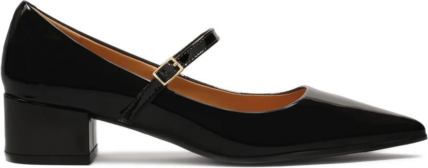 Kazar Gelakte sandalen met lage hak.Dit product valt klein uit.