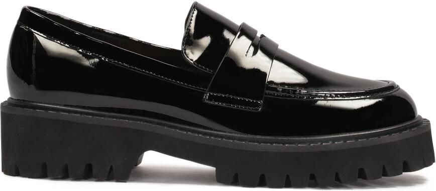 Kazar Gelakte schoenen met track zool.Dit product valt groot uit.