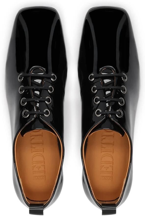 Kazar Gelakte veterschoenen met hak