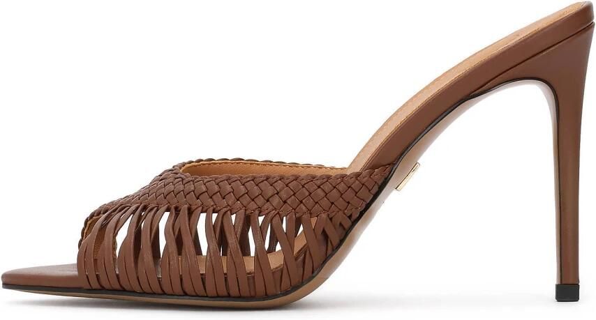 Kazar Gevlochten Muiltjes met Hak - Foto 2