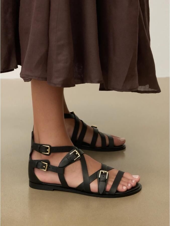 Kazar Gladiator-stijl platte sandalen - Foto 3
