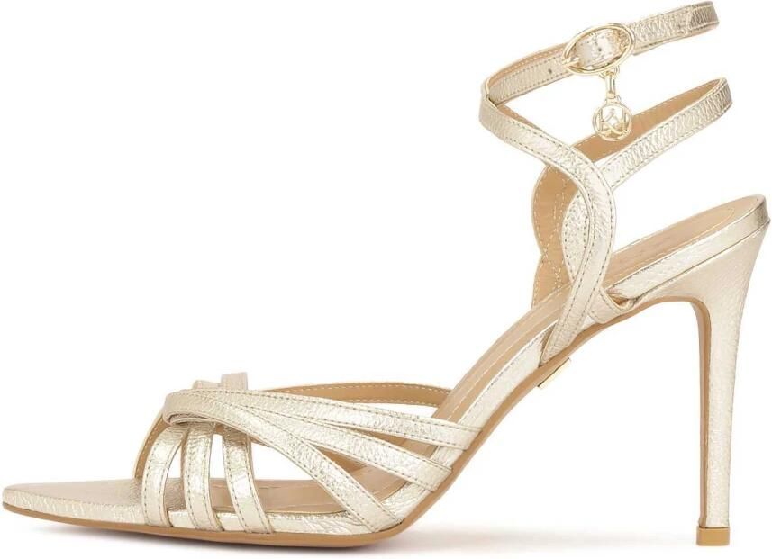 Kazar Gouden sandalen met een elegant ontwerp