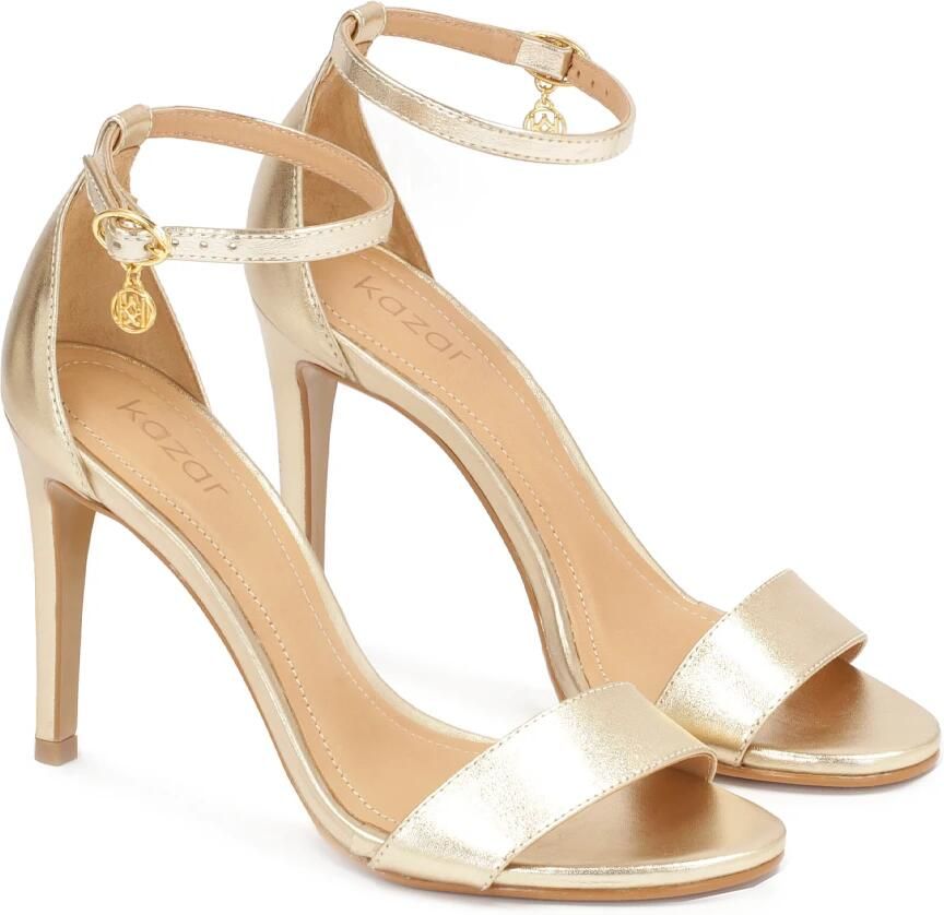 Kazar Gouden sandalen met ingebouwde hak - Foto 2