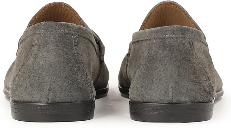 Kazar Grijze suède loafers