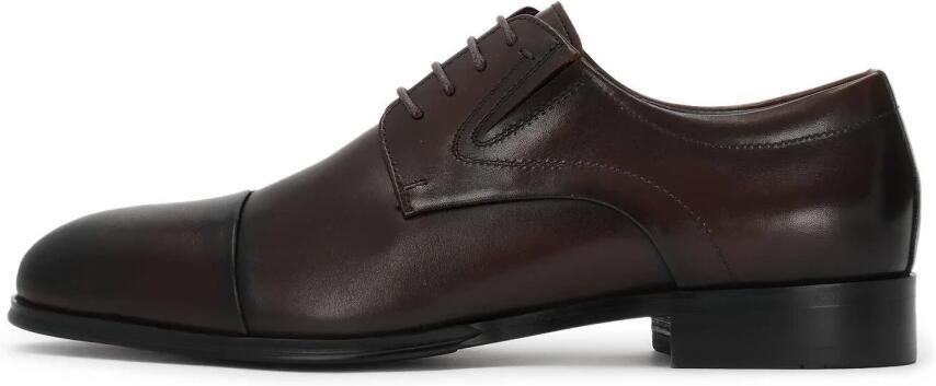 Kazar Brown leather toe cap toe derby shoes - Foto 2