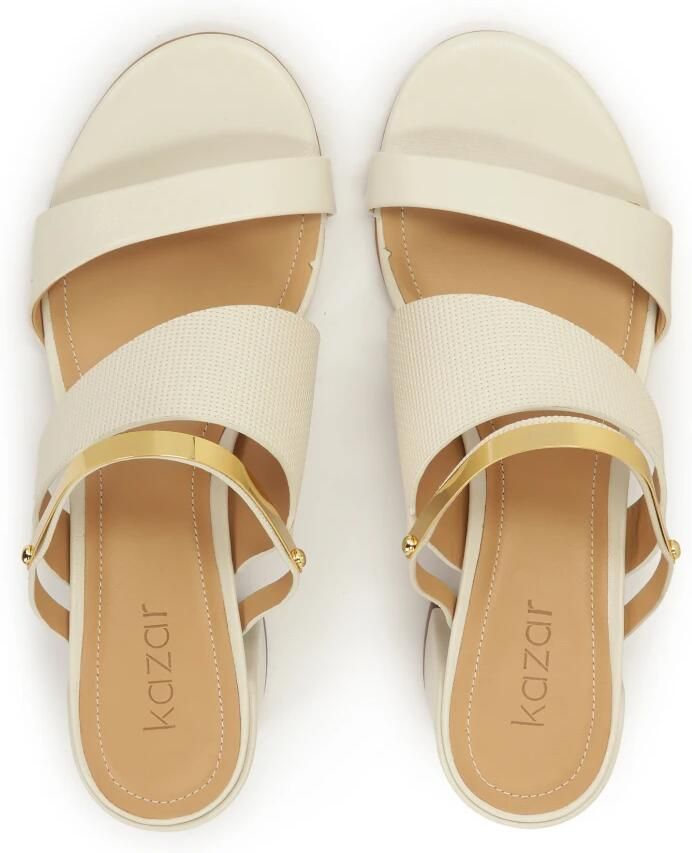 Kazar Heeled mules with metal strap decoration - Foto 2
