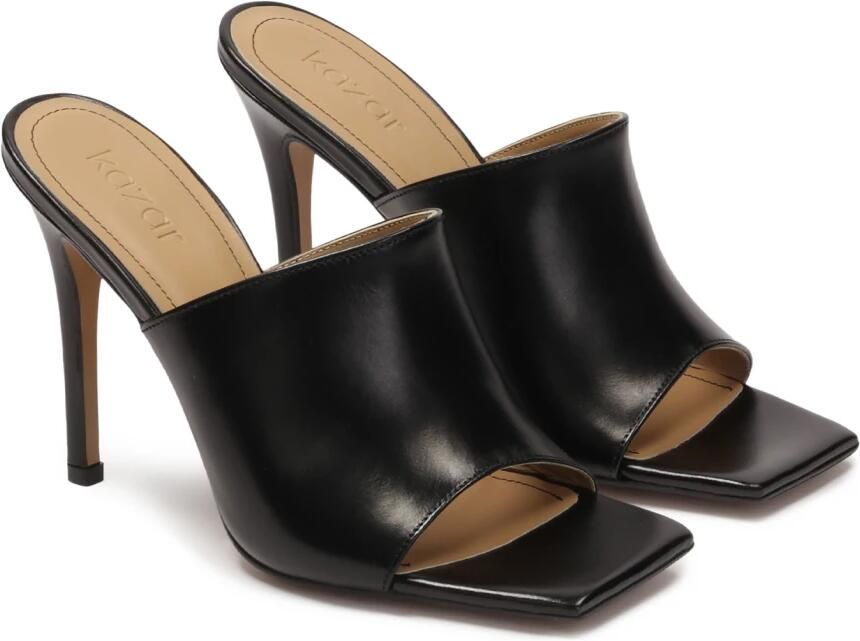 Kazar Heeled Mules met Vierkante Neuzen - Foto 5