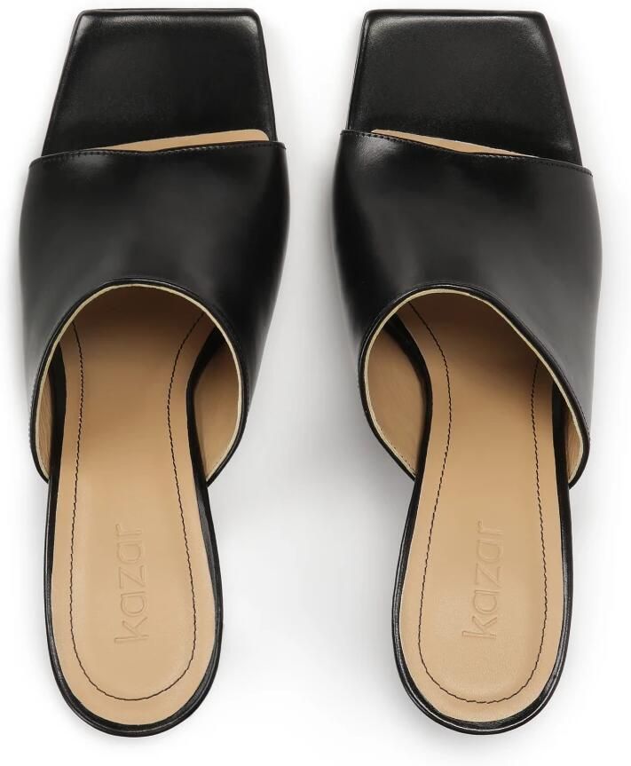 Kazar Heeled Mules met Vierkante Neuzen - Foto 2