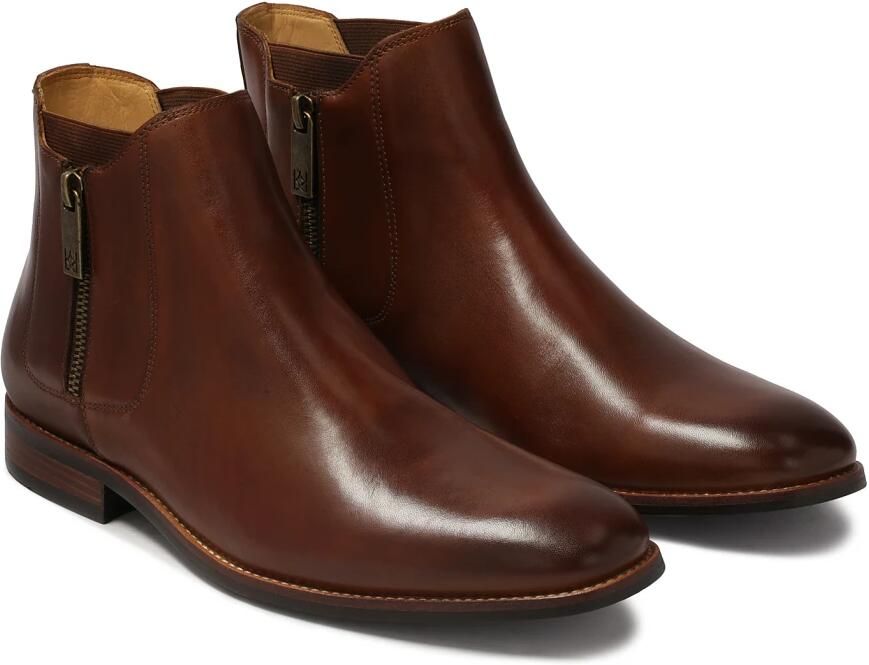 Kazar Heren leren laarzen in cognac kleur - Foto 2