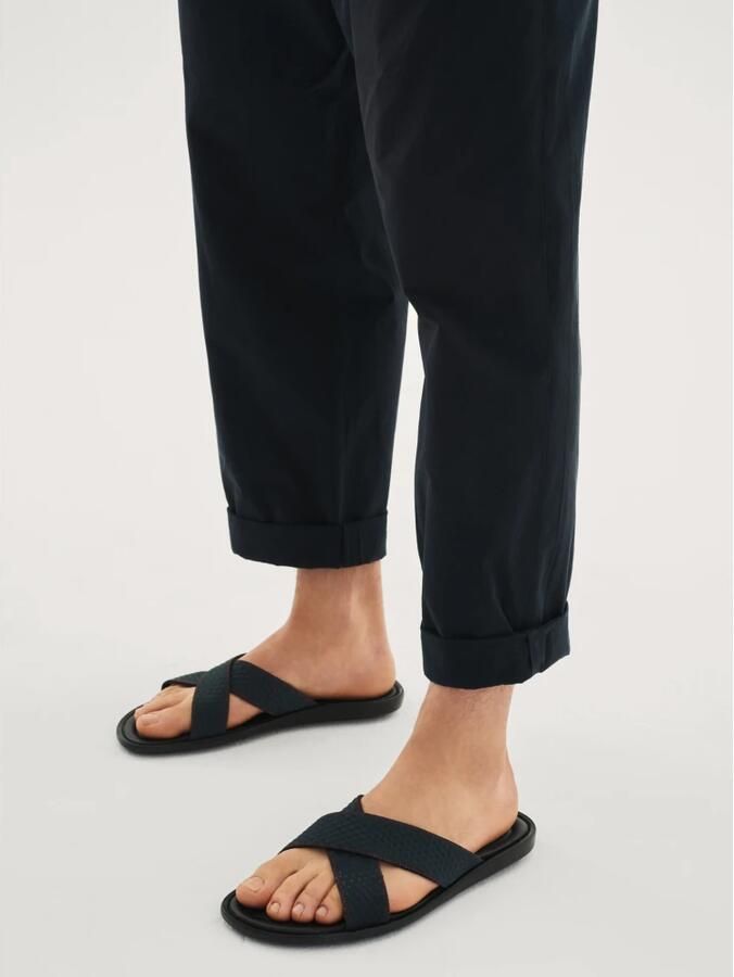 Kazar Heren marineblauwe slides.Dit product valt groot uit. - Foto 3