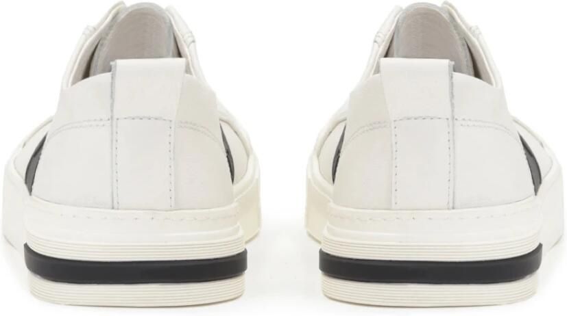 Kazar Baskets pour hommes de couleur blanc cassé avec inserts noirs - Foto 6