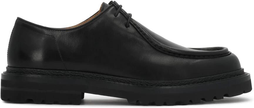 Kazar Heren schoenen van zwart echt leer met dikke zool
