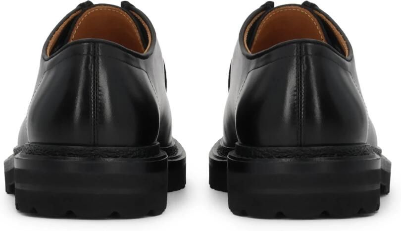 Kazar Heren schoenen van zwart echt leer met dikke zool - Foto 4