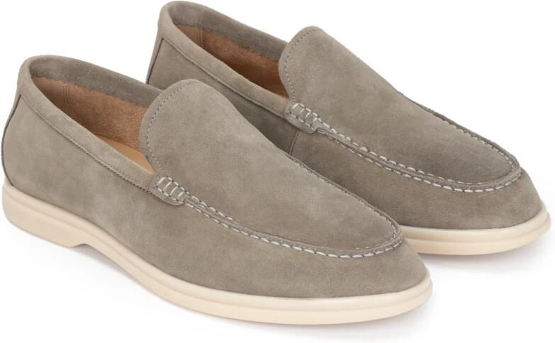 Kazar Heren suède taupe vrijetijdsschoenen