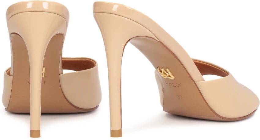 Kazar Klapki na wysokim obcasie z lakierowanej skóry|67430-L0-73|37 - Foto 2