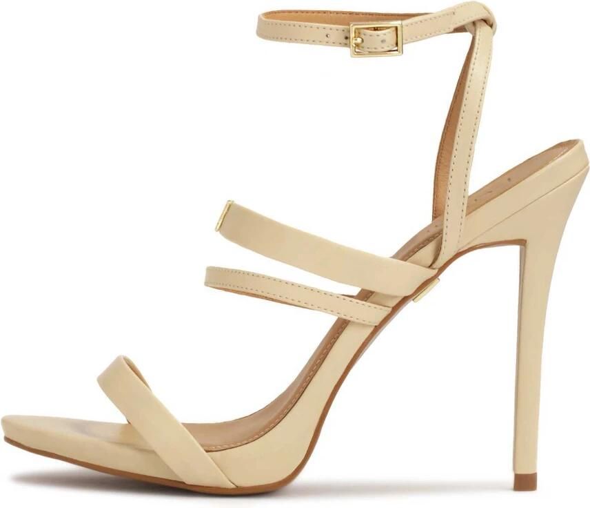 Kazar Hoge leren sandalen met hoge hakken