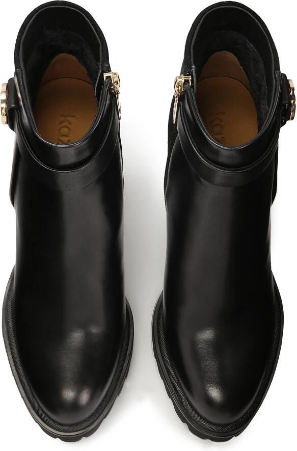 Kazar Hoge stiletto laarzen van suède en glad leer.Dit product valt klein uit. - Foto 2