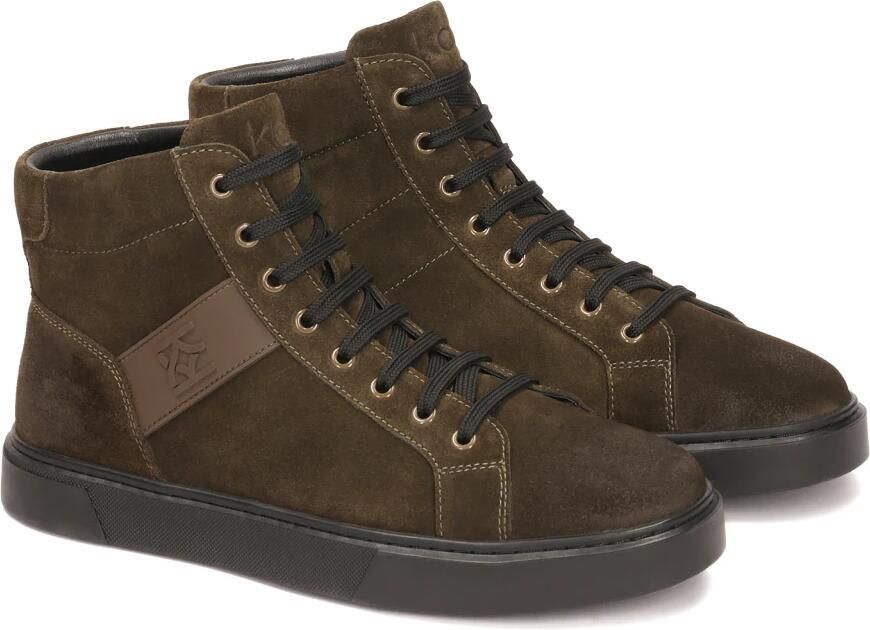 Kazar Hoge vetersneakers van suède - Foto 3