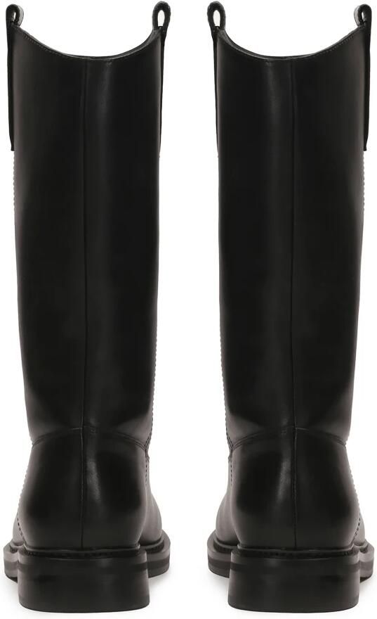 Kazar Instap leren laarzen met platte hak