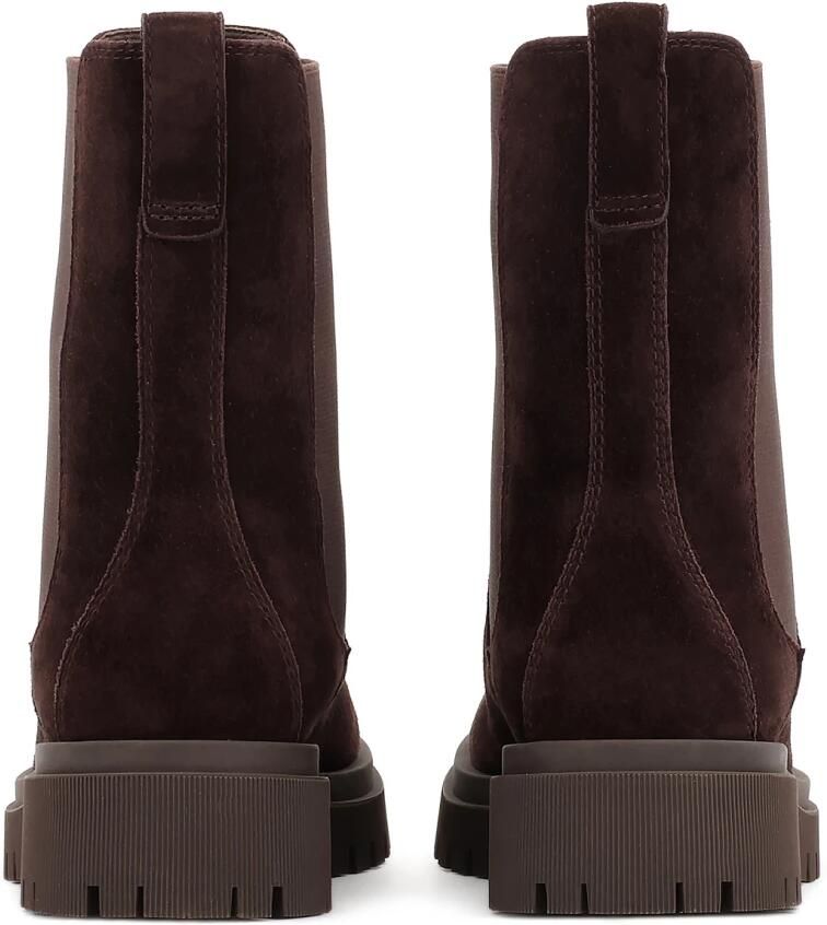 Kazar Instap suède laarzen in bruine kleur