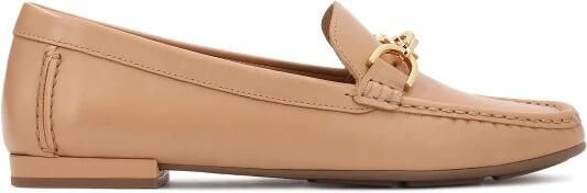 Kazar Beige leather moccasins