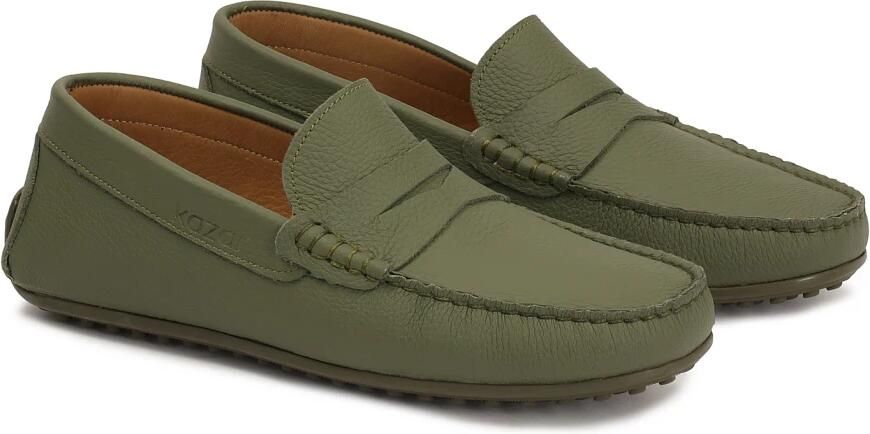 Kazar Khaki mocassins voor heren