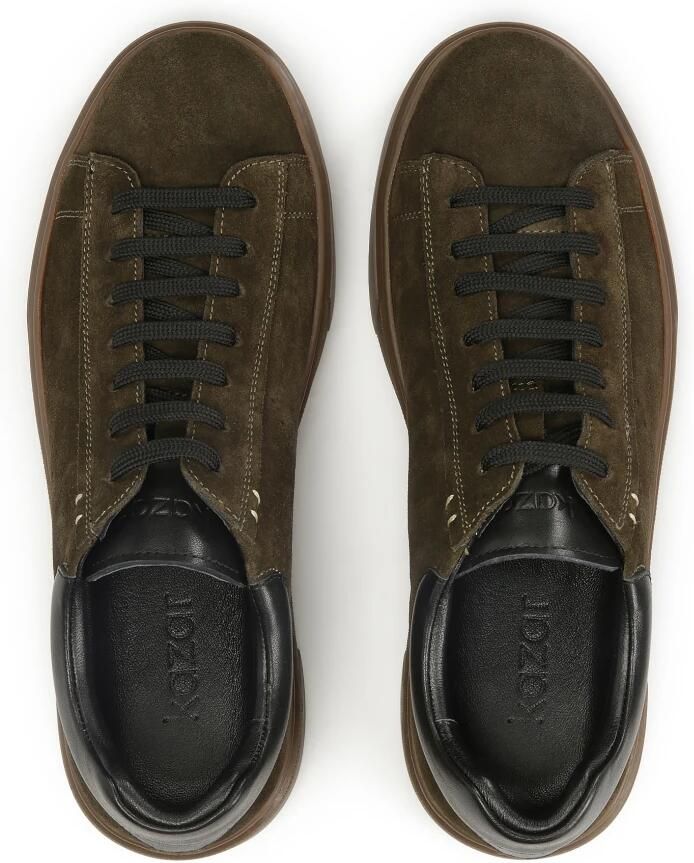 Kazar Khaki suède sneakers