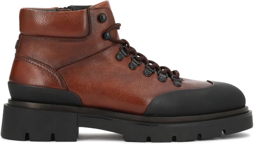 Kazar Veterboots kastanjebruin zwart