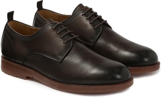 Kazar Klassieke bruine leren halfschoenen