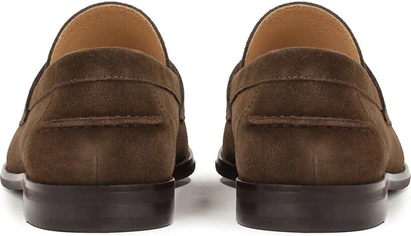 Kazar Klassieke loafers van bruin suède